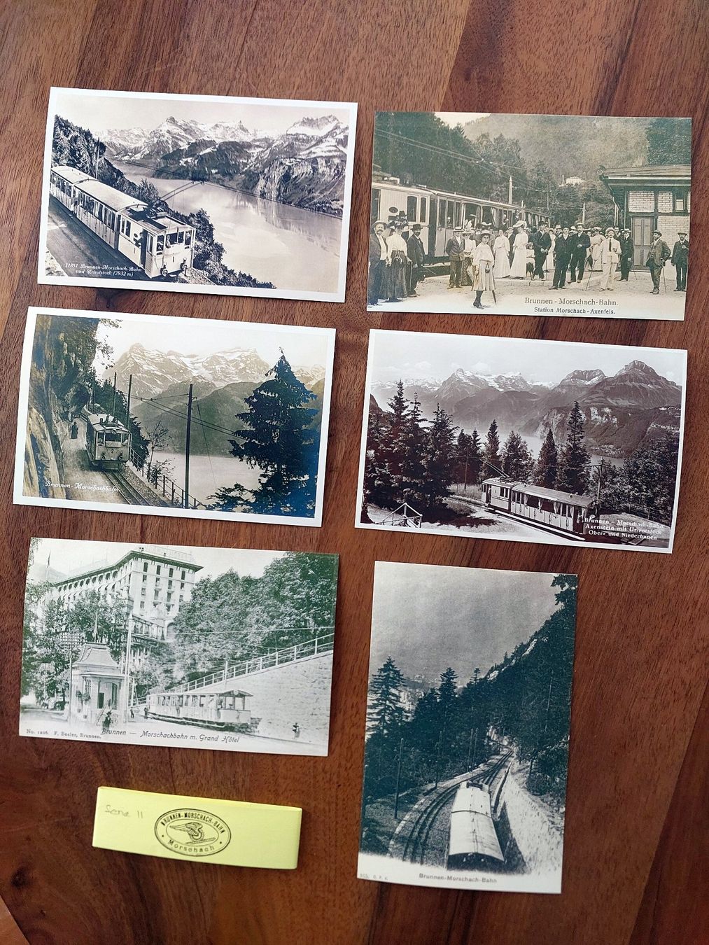 Cartoline postali: Brunnen-Morschach-Bahn - AK-Serie II – Usato da Schönenwerd venduto da Steidi 1