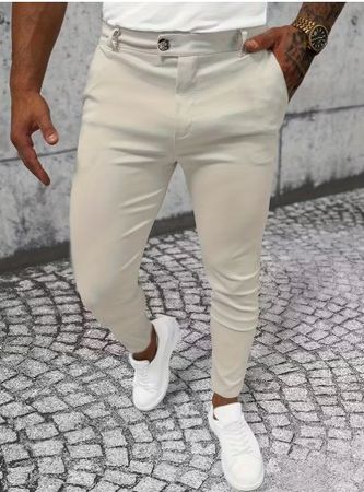 NEUE Herren Chino Hose beige Gr. M - 226049