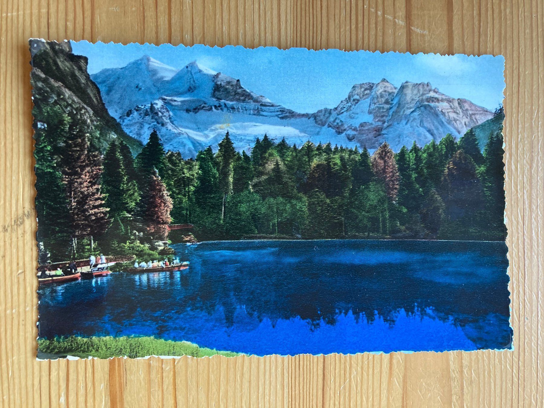 Ansichtskarten: Blausee mit Doldenhorn - AK 1953 – Gebraucht aus Oberuzwil von Henri09