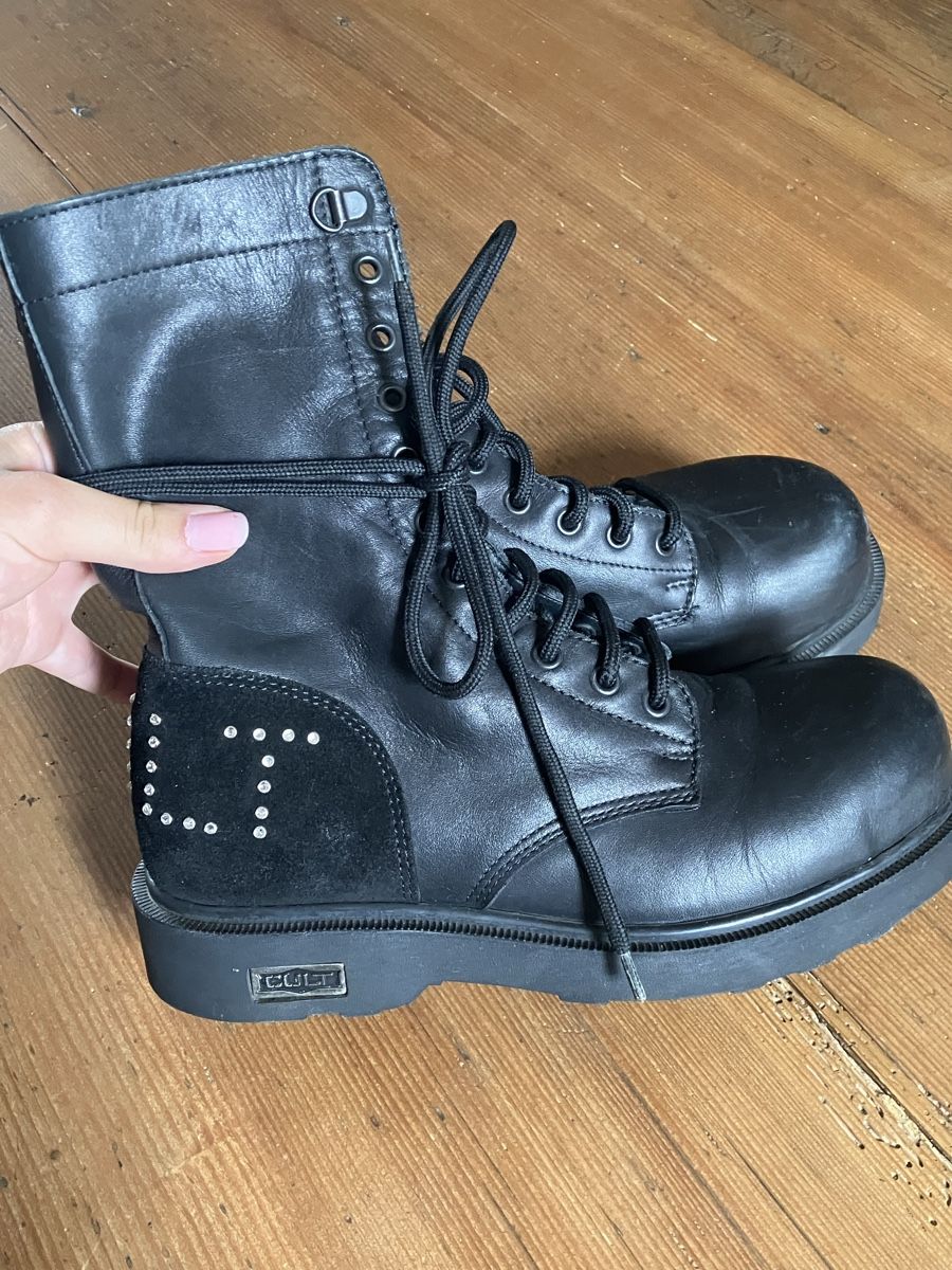 Scarpe da donna: Springerstiefel Boots Schnürstiefel – Usato da Basel venduto da nov_8nfz 1