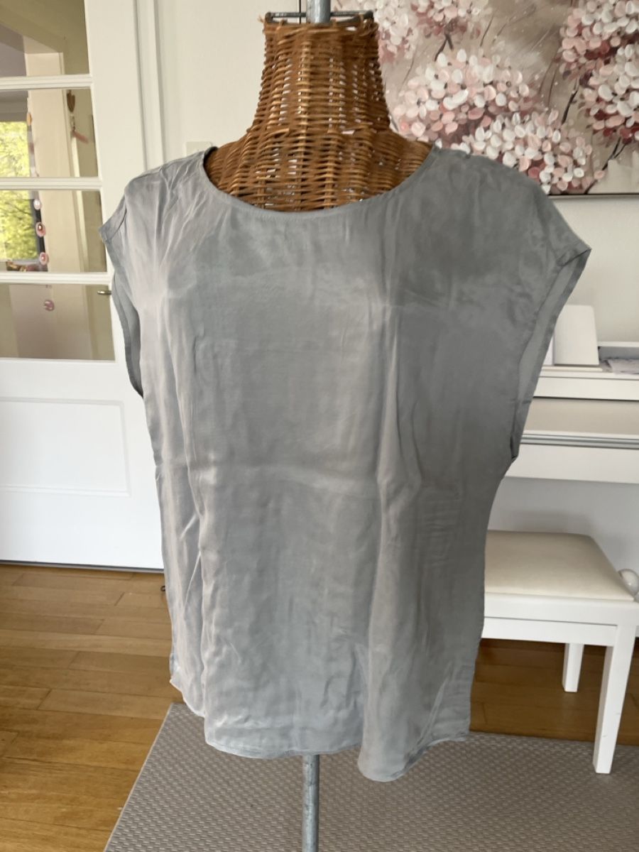 Tops: Top mit Spitze, grau-blau, Vaya, 36, neu – Gebraucht aus Solothurn von Bobesch08 6