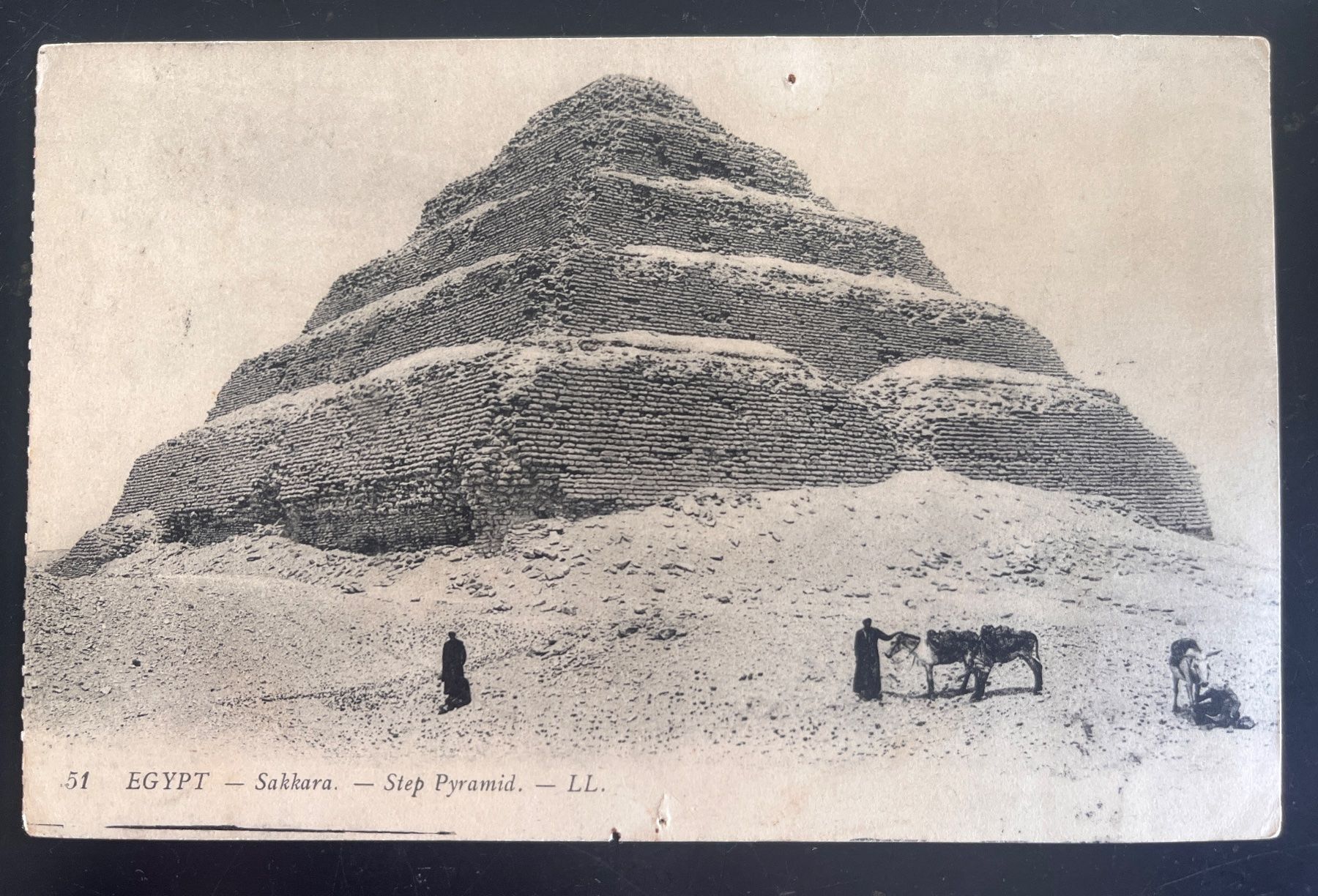 Ansichtskarten: AK Egypt - Sakkara - Step Pyramid – Gebraucht aus Biberist von Edelfloh