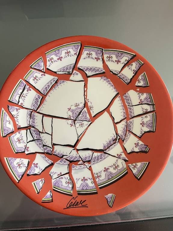 Teller: Assiette Brisée CESAR (1973) – Gebraucht aus Préverenges von fab_f2g6