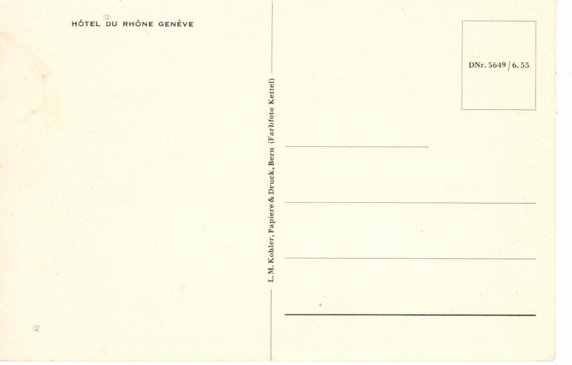 Cartoline postali: Genève – Usato da Wolhusen venduto da Curver9 1