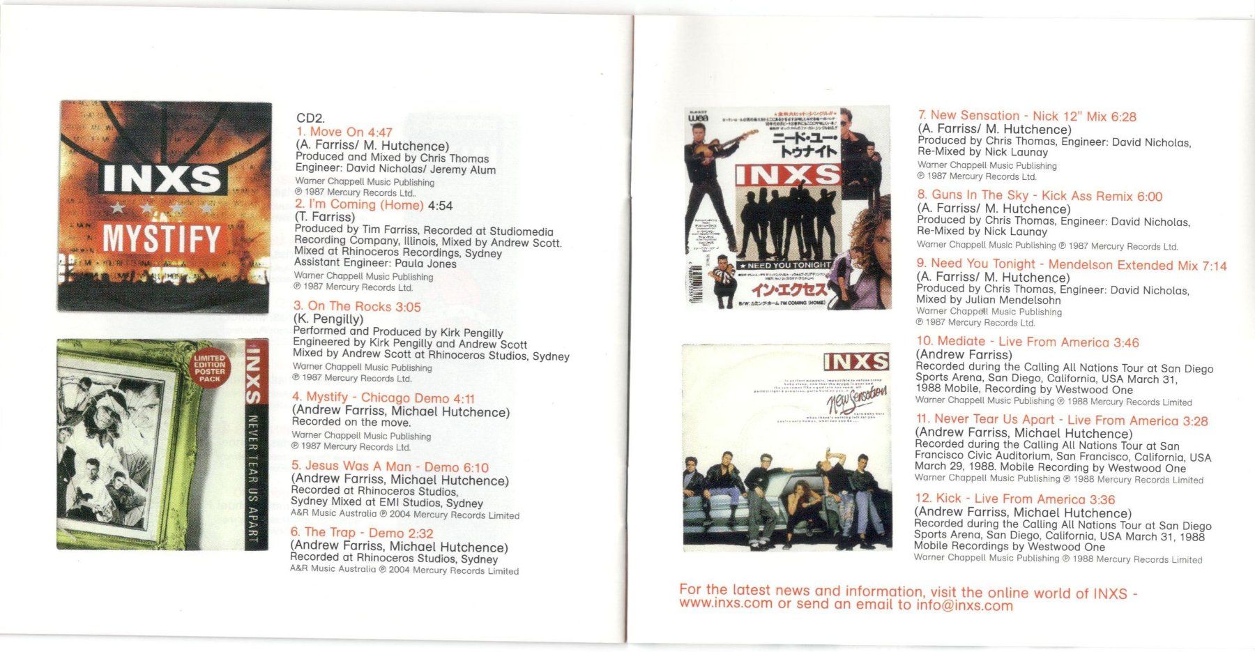 CDs: INXS Doppel CD Kick – Gebraucht aus St. Margarethen TG von ursk10 2