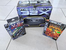 SEGA MEGA DRIVE 32 X KONSOLE + 2 SPIELE !!!