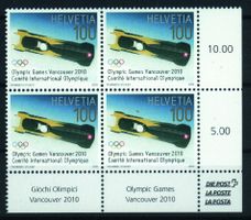 2009, Olympische Spiele Vancouver, Viererblöcke, Nr.1333 **
