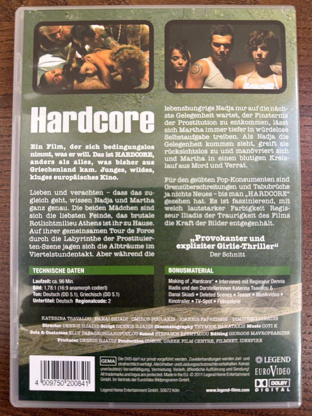 Alle DVDs: Hardcore - Der Abgrund ist erst der Anfang – Gebraucht aus Zürich von FilmFreunde 1