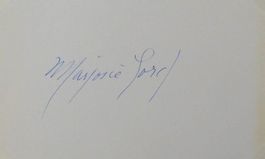 Marjorie Lord (1918-2015) Schauspielerin - Autogramm