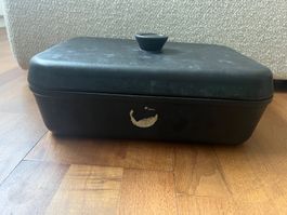 Emalco Gusseisen Bräter mit Deckel, perfekt für Braten