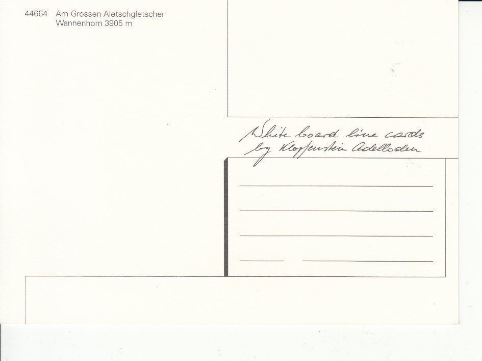 Cartoline postali: Grosser Aletschgletscher um 1990 – Usato da Bürglen TG venduto da StampGraf 1