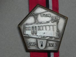 Medaille Bahn Tram B 2/4 1914 Basel Stadt hergestellt 1971