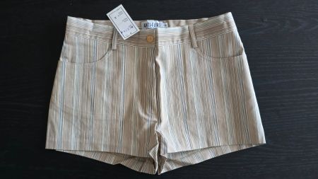​🏷️ Anti-Flirt Paris Kurze Shorts (2) Nadelstreifen Vintage