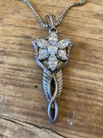 Abendstern Anhänger mit Kette "Herr der Ringe" - Echt Silber