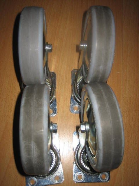 Altro per stoccaggio & trasporto: Massive gummierte Räder Rollen Lenkrollen Wagen Möbel – Usato da Bürglen TG venduto da Nobi99 2