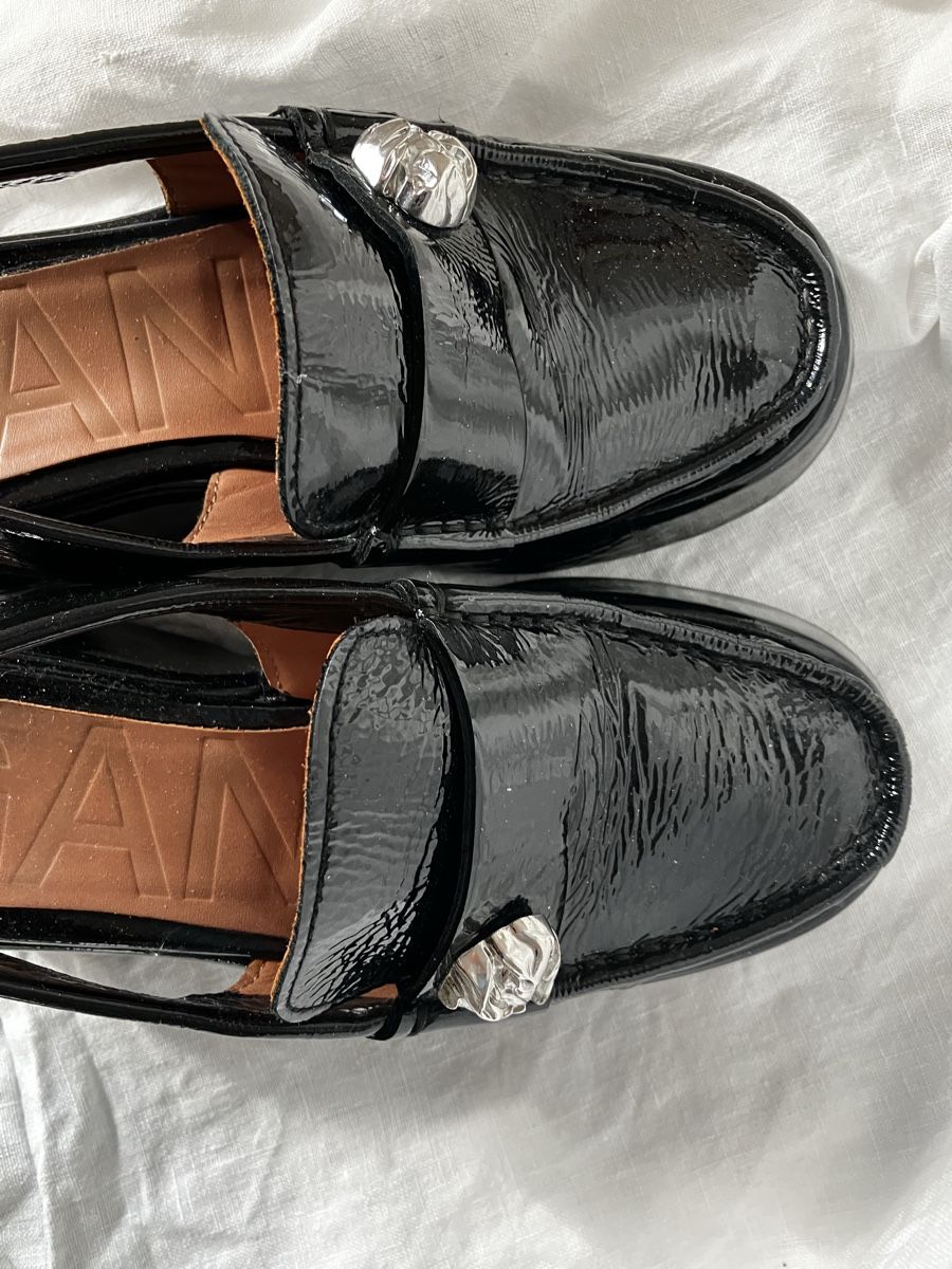 Damenschuhe: Sling-Sandale Ganni schwarz – Gebraucht aus Büsserach von JNW013 4