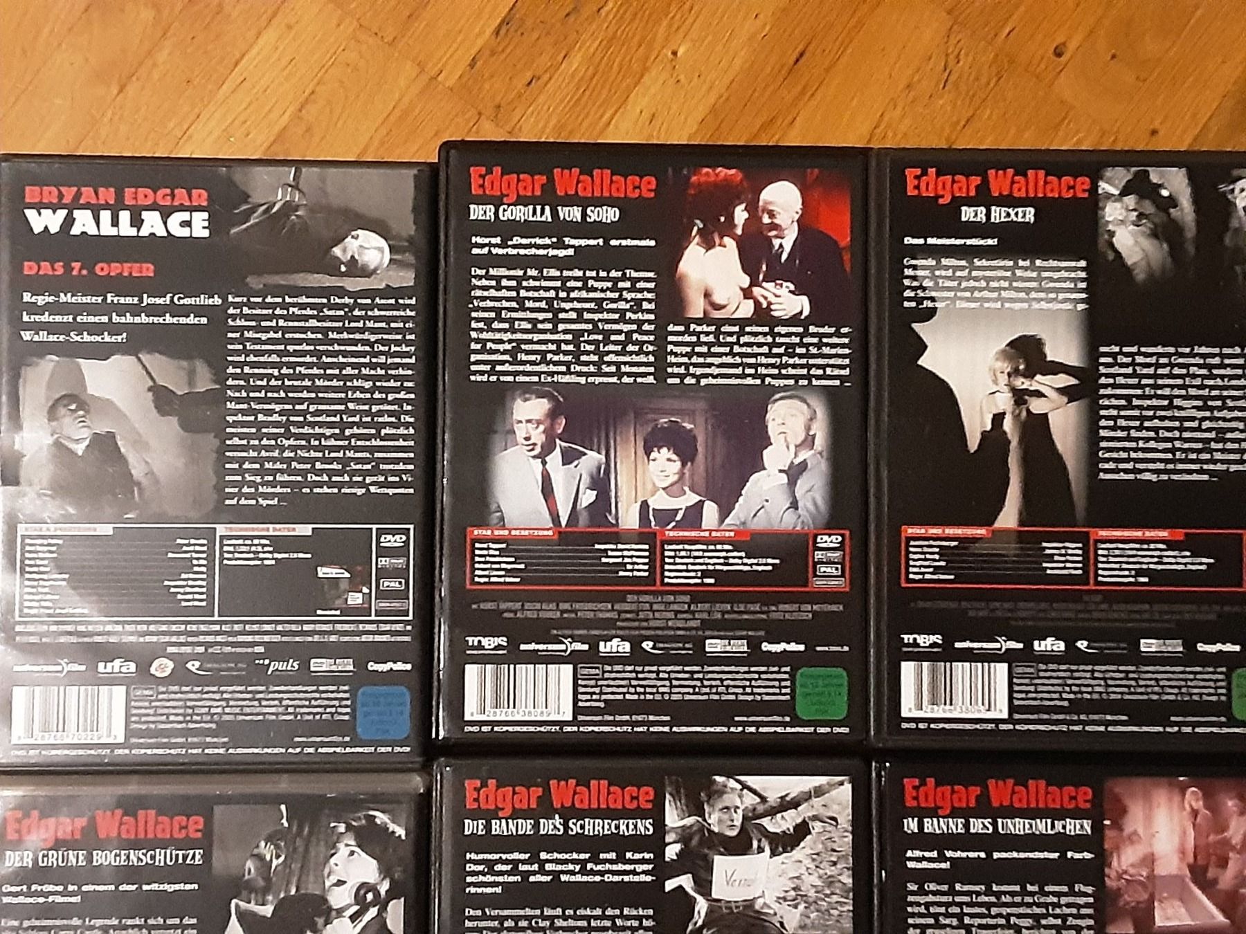 Tutti i DVDs: Edgar Wallace - 6 Filme – Usato da Wallisellen venduto da Sawr 2