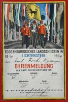 Ehrenmeldung Liechtensteig 1929