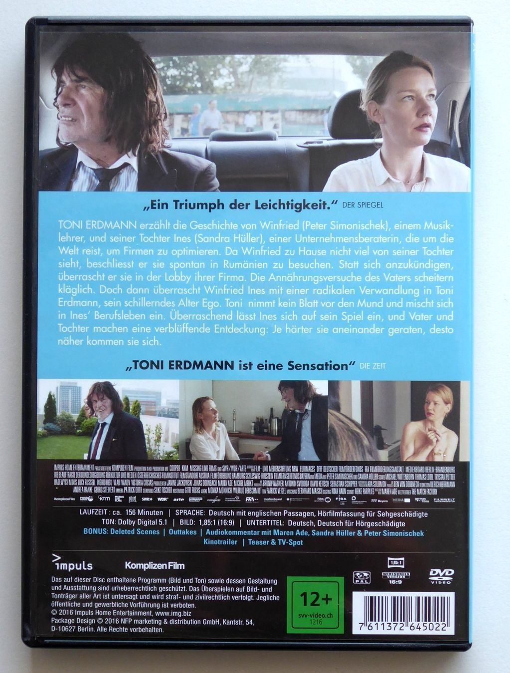 Tutti i DVDs: Toni Erdmann                                          ©'2016 – Usato da St. Gallen venduto da elk2020 1