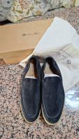 ORIGINAL Loro Piana  Summer Walk Suède Classic Blue 43