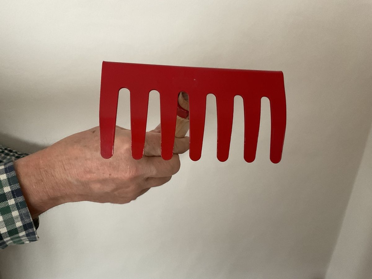 Sabbiera per bambini: Kinder Metall, Sand/ Garten Rechen rot – Nuovo (secondo la descrizione) da Wil ZH venduto da RiccardaWegmann 3