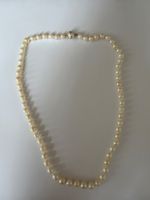 kette perlen mit 925 silbersverschkuss, L46cm. (10)