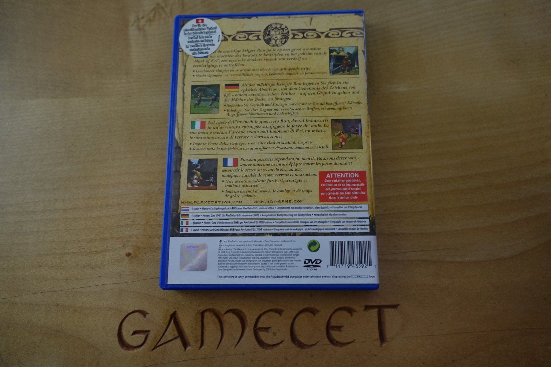Sony Spiele: The Mark of Kri – Gebraucht aus Steinach von Gamecet 2