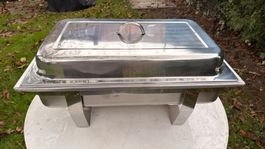 Chafing Dish/Rechaud, Edelstahl, wie NEU, sofort nutzbar