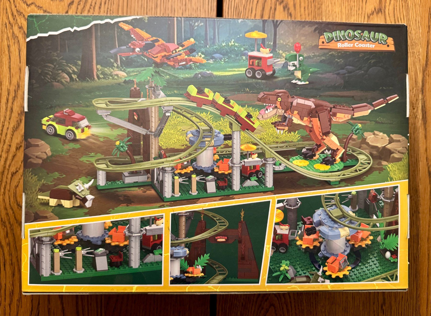 Kit di costruzioni: HOGOKIDS 1054 Dinosaurier Achterbahn 1222 Teile – Nuovo e nell'imballaggio originale da Rechthalten venduto da hosme_be 2