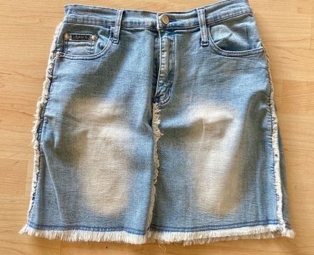 Sexy Damen - Jeansjupe "Stone washed"