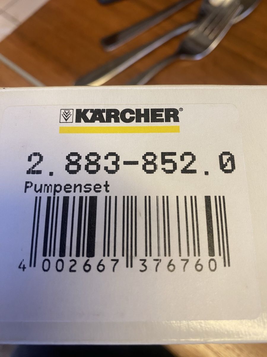 Motori: KARCHER 2.883-913.0 Ersatzteilsatz Pumpe – Usato da Wenslingen venduto da tarzan74 1