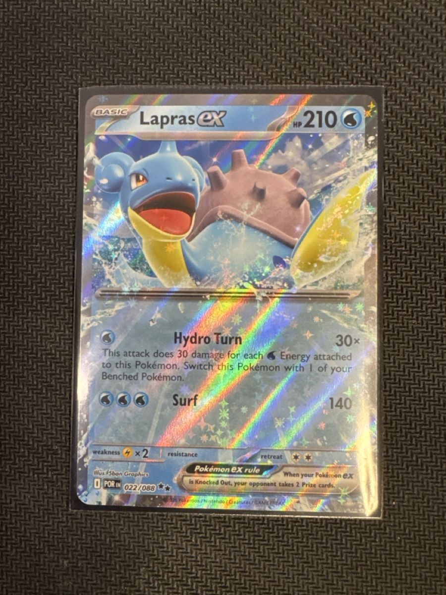 Pokémon Carte collezionabili: Pokémon Karte Lapras EX – Nuovo (secondo la descrizione) da Volketswil venduto da kev_8cfn