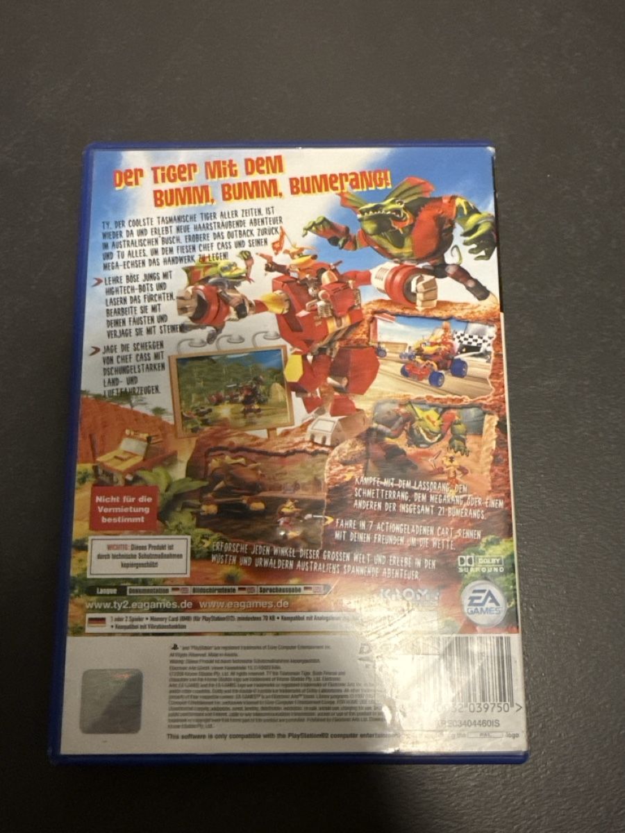 Sony Jeux: TY2 Der Tasmanischer Tiger PS2  – D'occasion à Schaffhausen par sabdiu 1