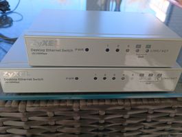 Zyxel Ethernet Switch 5-Port und 8-Port Set gebraucht