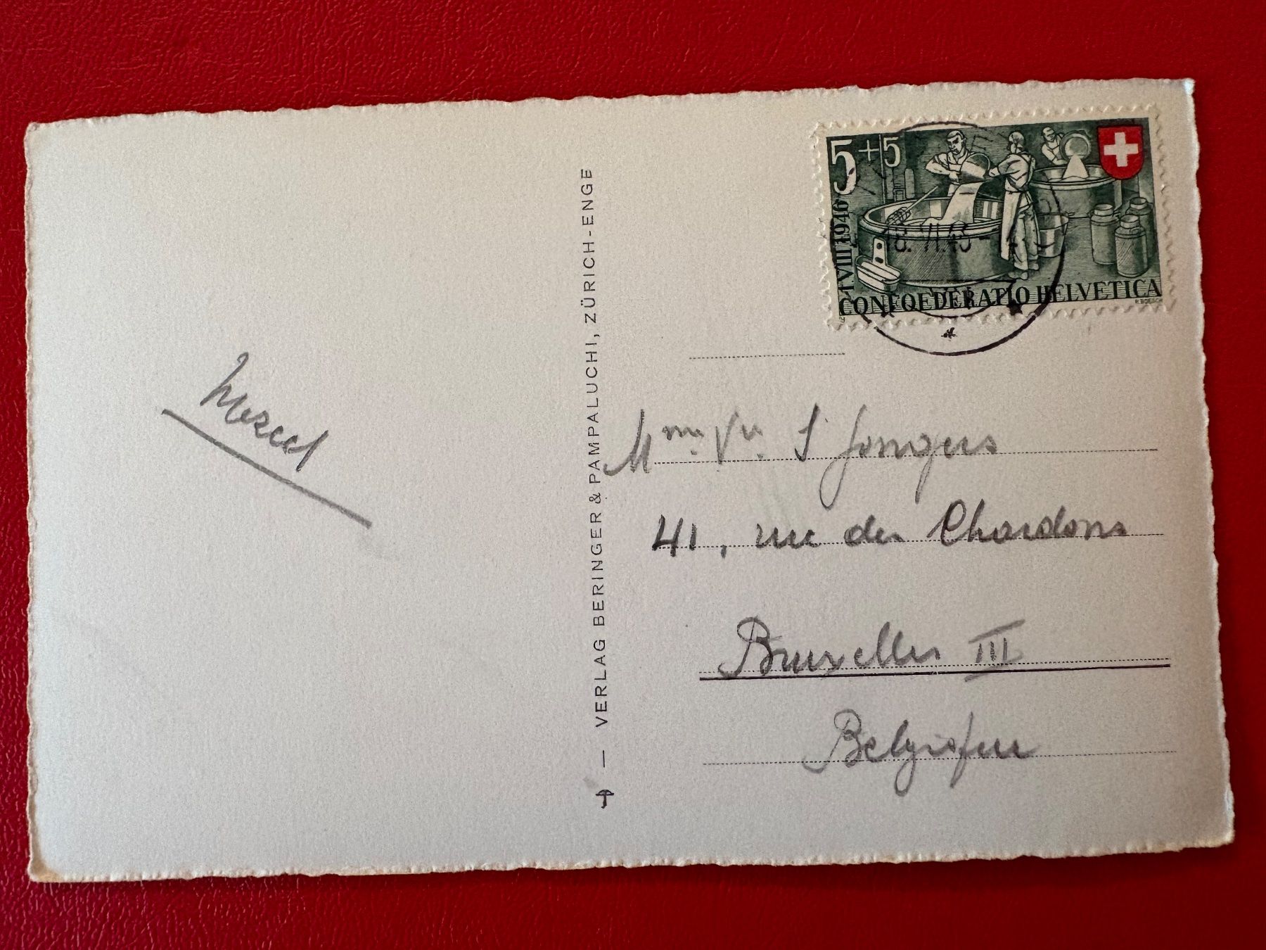 Cartoline postali: 1946 // Altdorf Telldenkmal – Usato da St-Légier-La Chiésaz venduto da Theo005 1