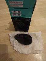 Logitech Lift Ergonomic Maus graphite neu