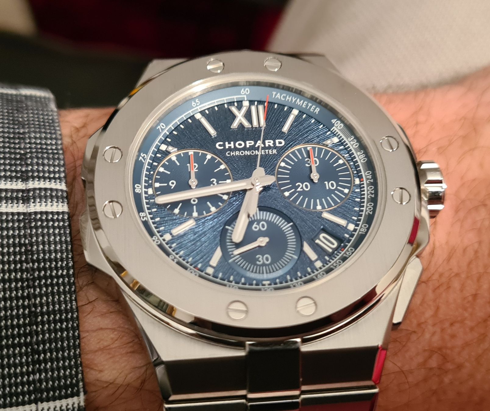Chopard Orologi: Chopard Alpine Eagle XL Chrono, Lucent Steel, Full Set – Usato da Schliern b. Köniz venduto da Deiv77 3