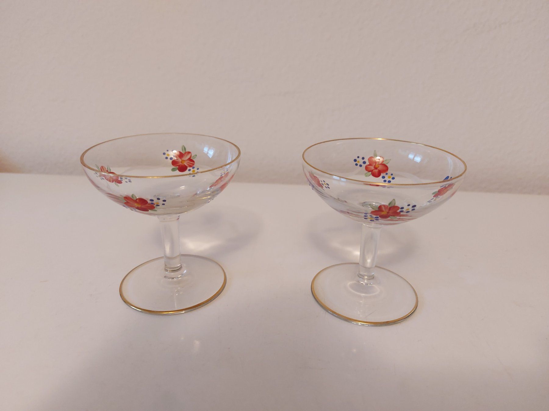 Verres: 2 Likörgläser / Schnapsgläser  Vintage  handbemalt – D'occasion à Zürich par Daniel517 1
