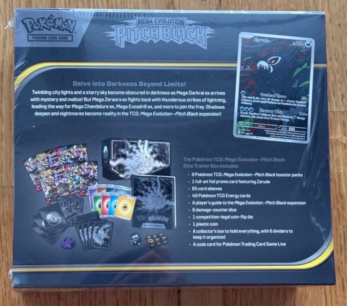 Pokémon Carte collezionabili: Pokémon Pitch Black Elite Trainer Box ETB Englisch – Nuovo e nell'imballaggio originale da Villars-tiercelin venduto da Reaves 1