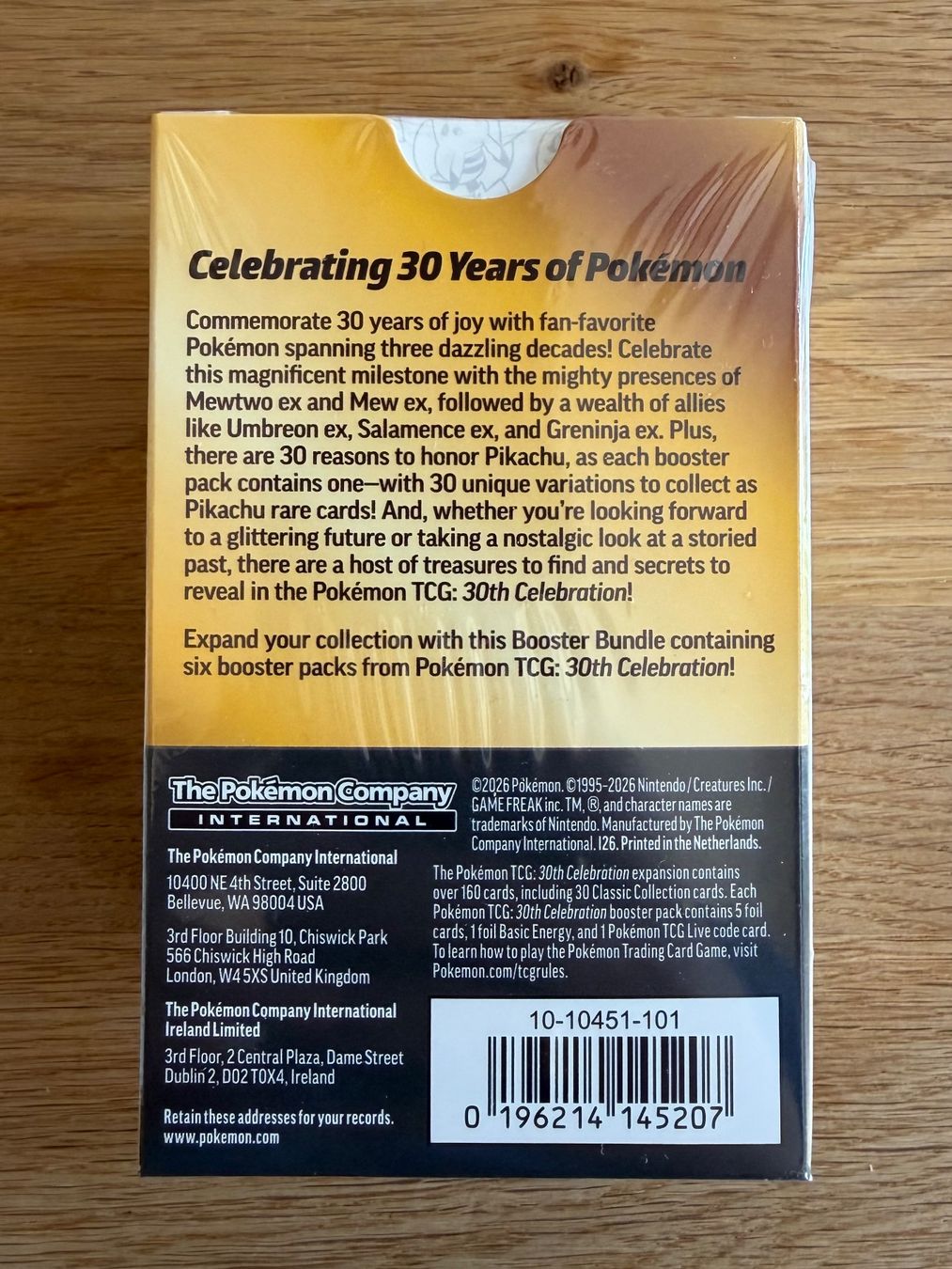 Pokémon Carte collezionabili: Booster Bundle Pokémon 30th Celebration | Sealed | EN – Usato da Aarau venduto da fgr15 1