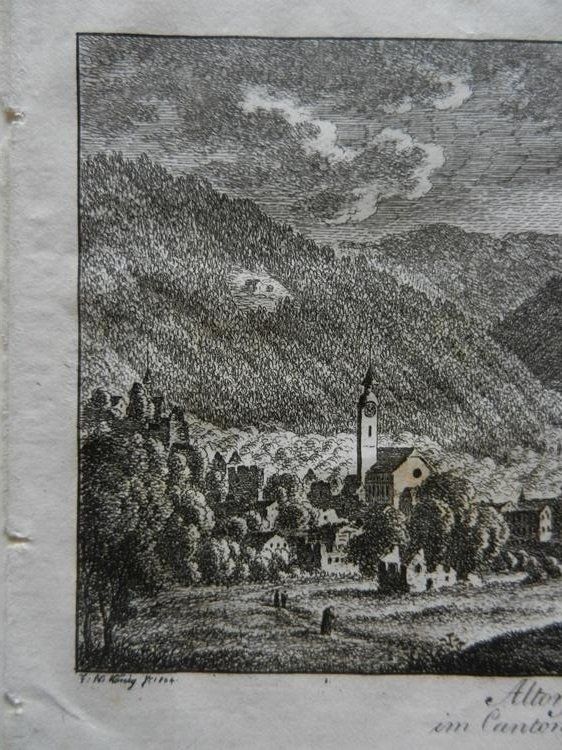 Incisioni: Altdorf Kupferstich selten – Usato da Risch venduto da Rischli15 4