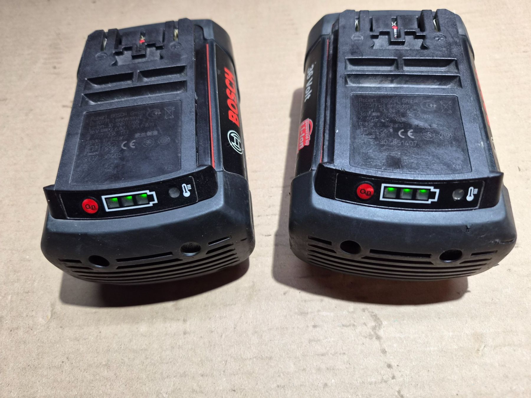 Bosch Akkus: 2 Bosch Akkus 36V gebraucht – Gebraucht aus Reutigen von beore 1