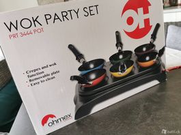 Tischgrill/Wok Grill/Ohmex Party Wok Neu/OVP/Gratis Versand