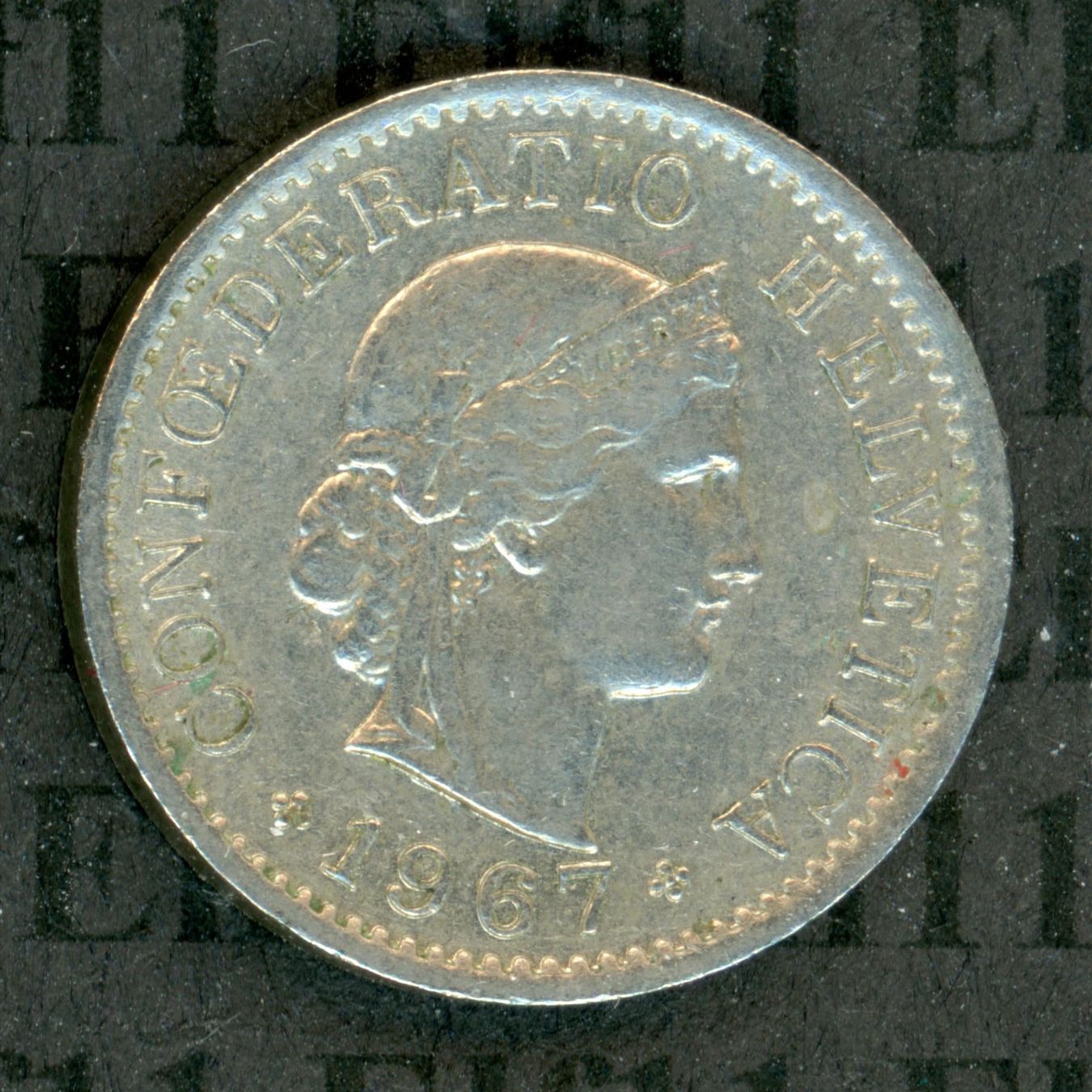Tutti le monete: CHF___0.05 1967 -vz 5 Rappen – Usato da Widnau venduto da Elf11