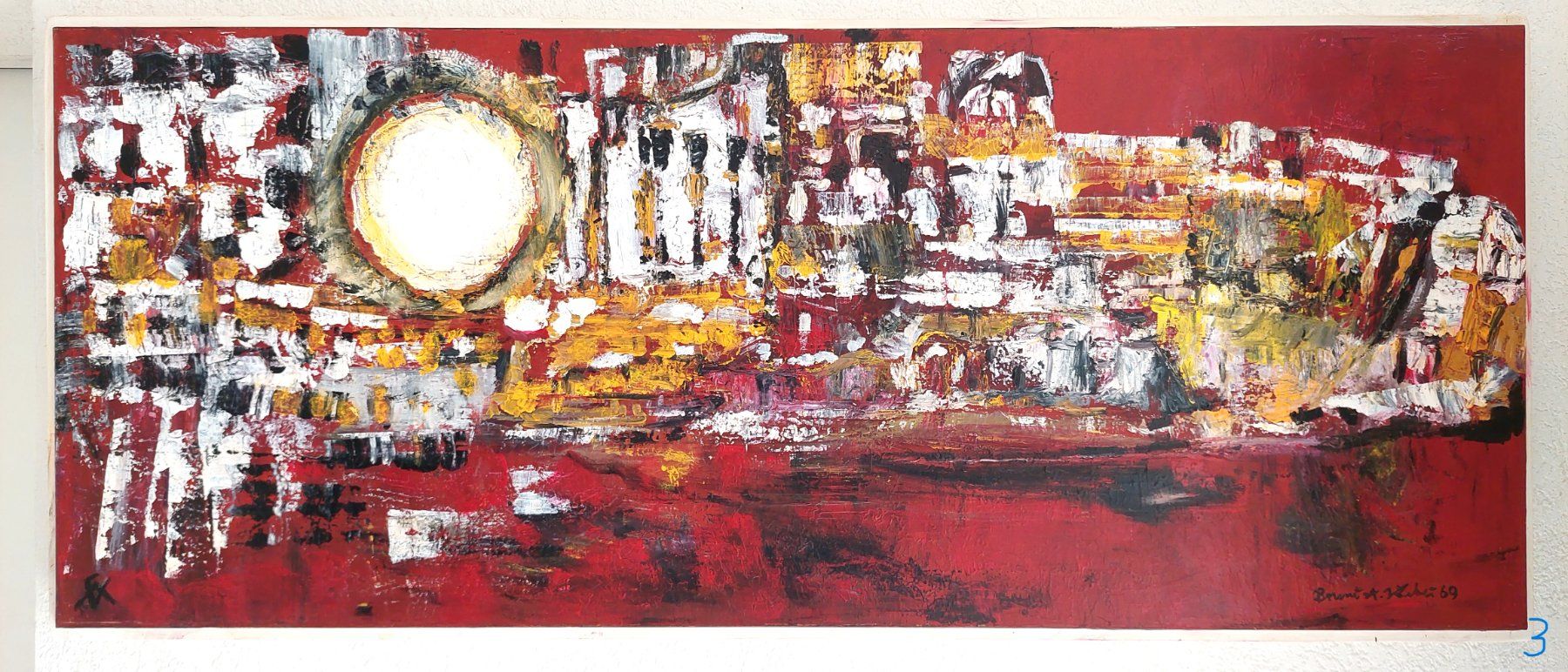 Gemälde: expressives Oelbilde von Bruno A. Weber – Gebraucht aus Bollingen von Jan07