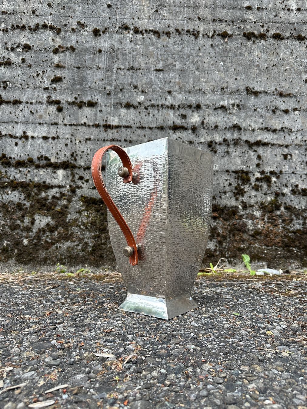 Altri mobili per ufficio: versilberter Vintage Schirmständer – Usato da Zürich venduto da frauflufelberg 3