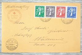 TR13 Enveloppe + Timbre Suisse 1939