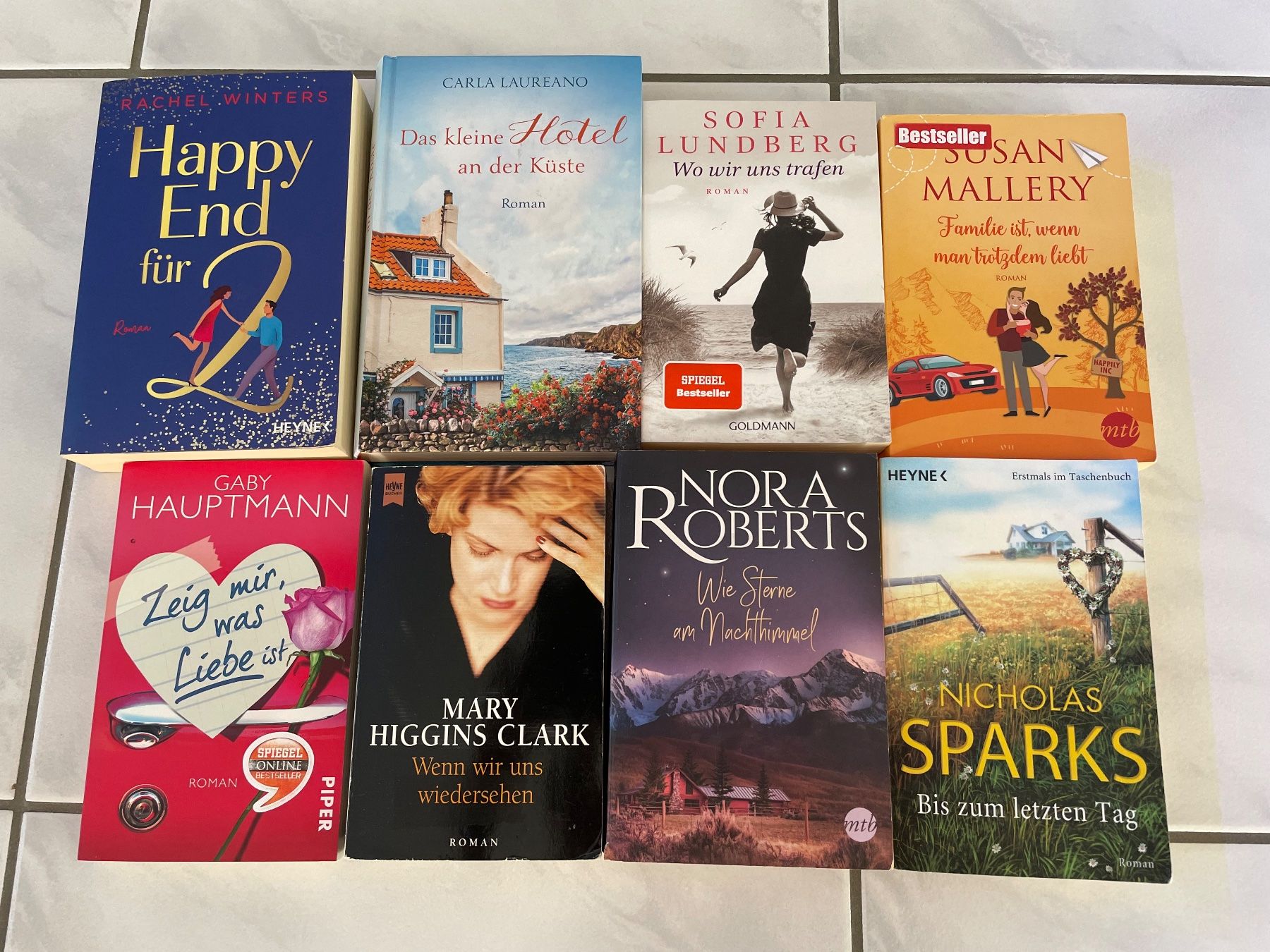 Livres: 8 diverse Romane – D'occasion à Nuglar par Juerg78