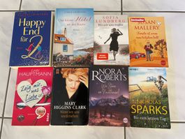 8 diverse Romane