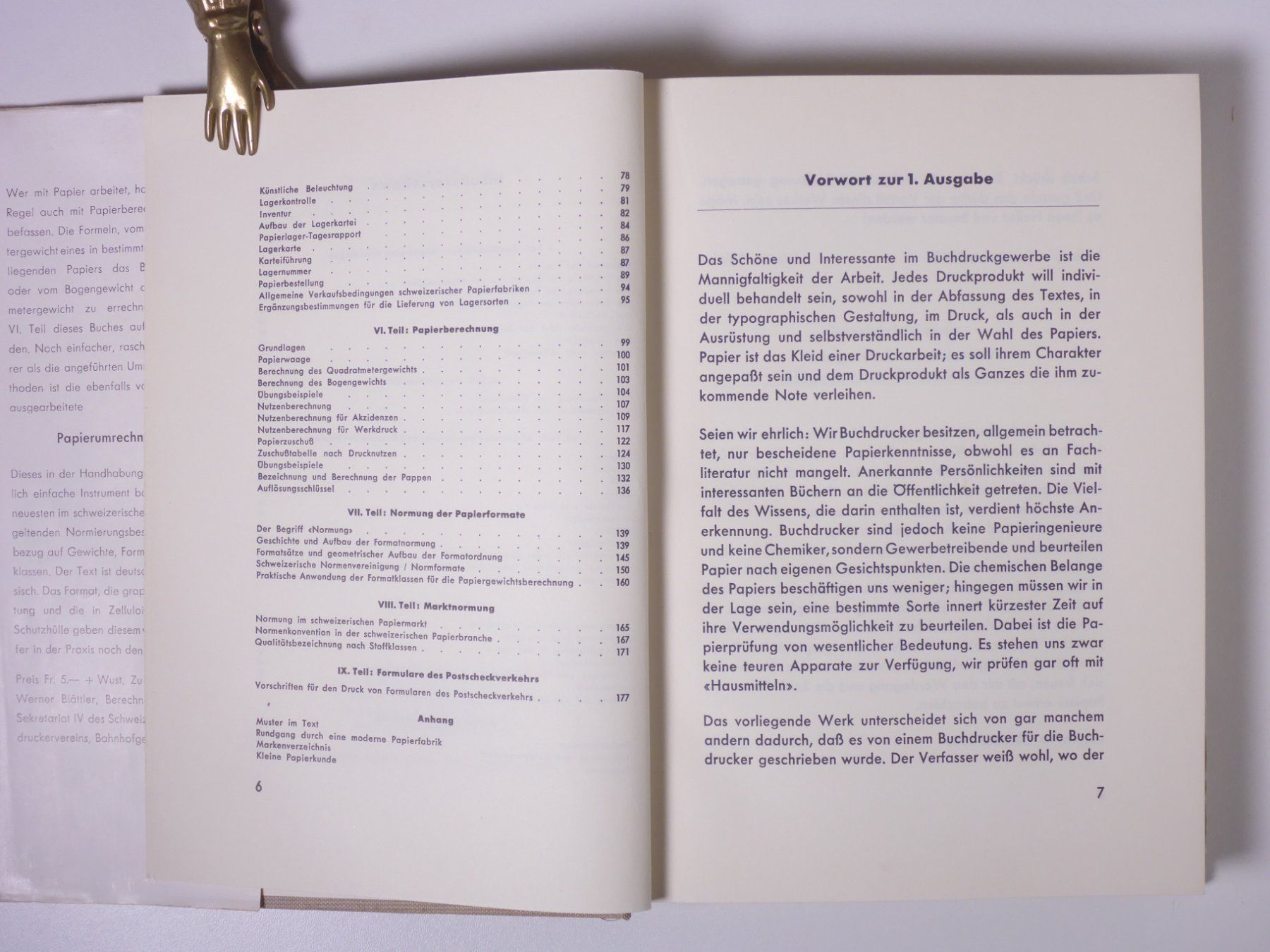 Bücher: Werner Blättler: Papier. Luzern 1947. – Gebraucht aus Erschwil von taglang 2